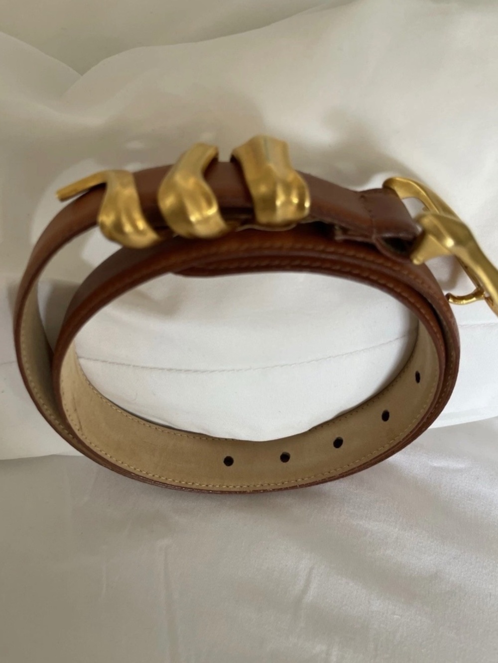 Robert Lee Morris small calfskin belt